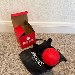 Boxbollen Red Reflex Ball with Headband
